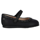 Younger Girls Black Shoes, 1, hi-res
